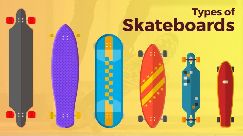 verf bedreiging Remmen Types of Skateboards: Different Boards to Choose From | Types